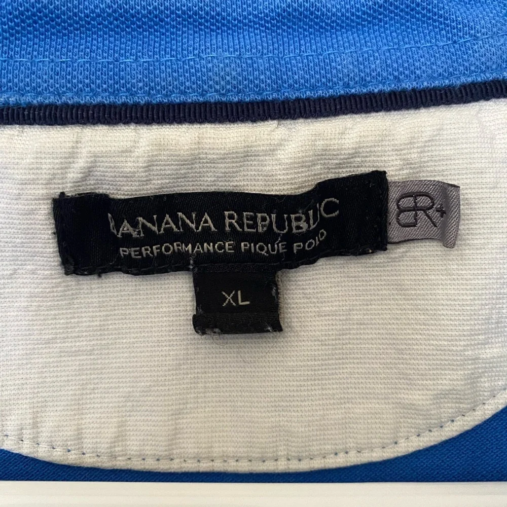 Banana Republic Vibrant Blue Polo Shirt - Picture 3 of 4